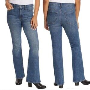 Vintage X America Women's Bootcut Blue Jean High Rise Stretch Denim, Size 12 NWT